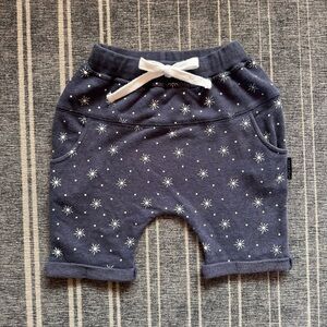 Little Bipsy Navy Blue Fireworks Star Harem Shorts